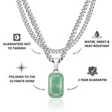 Silver Aventurine x Cuban Set - VIRAGE London