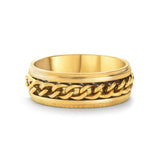 Gold Cuban Ring - VIRAGE London, 5061034731594