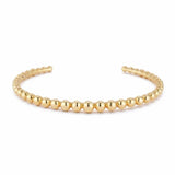 Gold Beaded Ball Bangle Bracelet -VIRAGE London