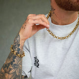 Belcher Chain Gold 12mm - VIRAGE London, 10100001011218