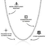 Belcher Chain Silver 3mm - USP's - VIRAGE London, 10100001021018