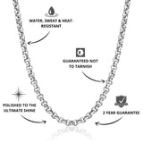 Belcher Chain Silver 5mm - USP's - VIRAGE London, 10100001020518