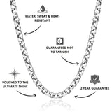Belcher Chain Silver 8mm - USP's - VIRAGE London, 10100001020818