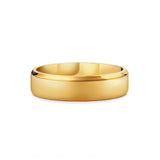 Gold Bevelled Ring - VIRAGE London, 5061034732140
