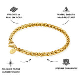 Gold Wheat Bracelet 5mm - USPs - VIRAGE London, 40330001010507