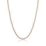 Curb Chain 2mm Rose Gold Focus - VIRAGE London, 10050001070218