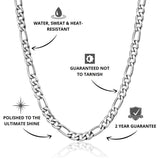 Figaro Chain Silver 5mm - USP's - VIRAGE London, 10040001020518