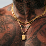 Gold Fleur De Lis Pendant - VIRAGE London