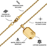 Gold Fleur De Lis Pendant - USPs - VIRAGE London