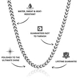 Franco Chain Silver 5mm - USP's - VIRAGE London, 10090001020518