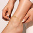 Tree of Life Charm Anklet Gold - VIRAGE London