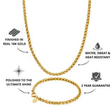 Gold Wheat Set 5mm - USPs - VIRAGE London, 70330001010525
