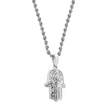 Silver Hamsa Pendant - VIRAGE London