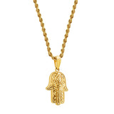 Gold Hamsa Pendant - VIRAGE London