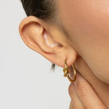 Knot Earrings Gold - VIRAGE London