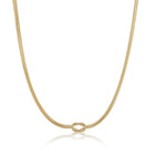 Knot Necklace Gold - VIRAGE London