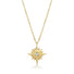 North Star Necklace Gold - VIRAGE London