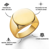 Gold Oval Signet Ring - USPs - VIRAGE London, 5061034731891