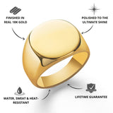 Gold Oval Signet Ring - USPs - VIRAGE London, 5061034731891