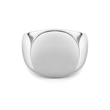 Silver Oval Signet Ring - VIRAGE London, 5061034731921