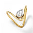 Pear Cut Celeste Ring Gold - VIRAGE London