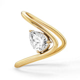 Pear Cut Celeste Ring Gold - VIRAGE London