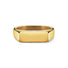 Gold Rectangle Signet Ring - VIRAGE London, 5061034731501