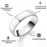 Silver Round Band Ring - USPs - VIRAGE London, 5061034732294