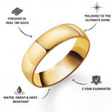 Gold Round Band Ring - USPs - VIRAGE London, 5061034732263