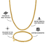Gold Wheat Set 5mm USP's - VIRAGE London, 70330001010525