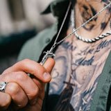 Silver Crucifix Pendant - VIRAGE London