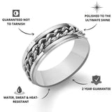 Silver Cuban Ring - USPs - VIRAGE London, 5061034731563