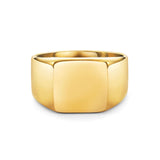 Gold Square Signet Ring - VIRAGE London, 5061034731860