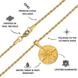 Gold St Christopher Pendant Limited Edition - USP's - VIRAGE London
