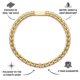 Tennis Bracelet Gold 5mm - USPs -VIRAGE London, 10060002010507