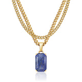 Gold Lapis x Cuban Set - VIRAGE London