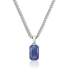 Silver Lapis Pendant - VIRAGE London
