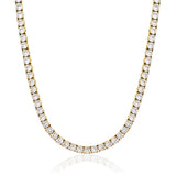 Iced Tennis Chain Gold 3mm - VIRAGE London, 10060002010418