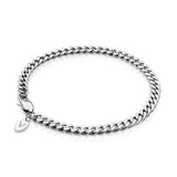 Silver Cuban Bracelet 5mm - VIRAGE London, 40010001020507