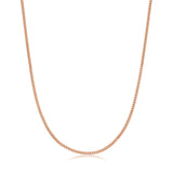 Curb Chain 2mm Rose Gold - VIRAGE London, 10050001070218