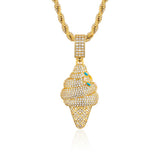 Gold Iced Cream Pendant - VIRAGE London, 20032902010000